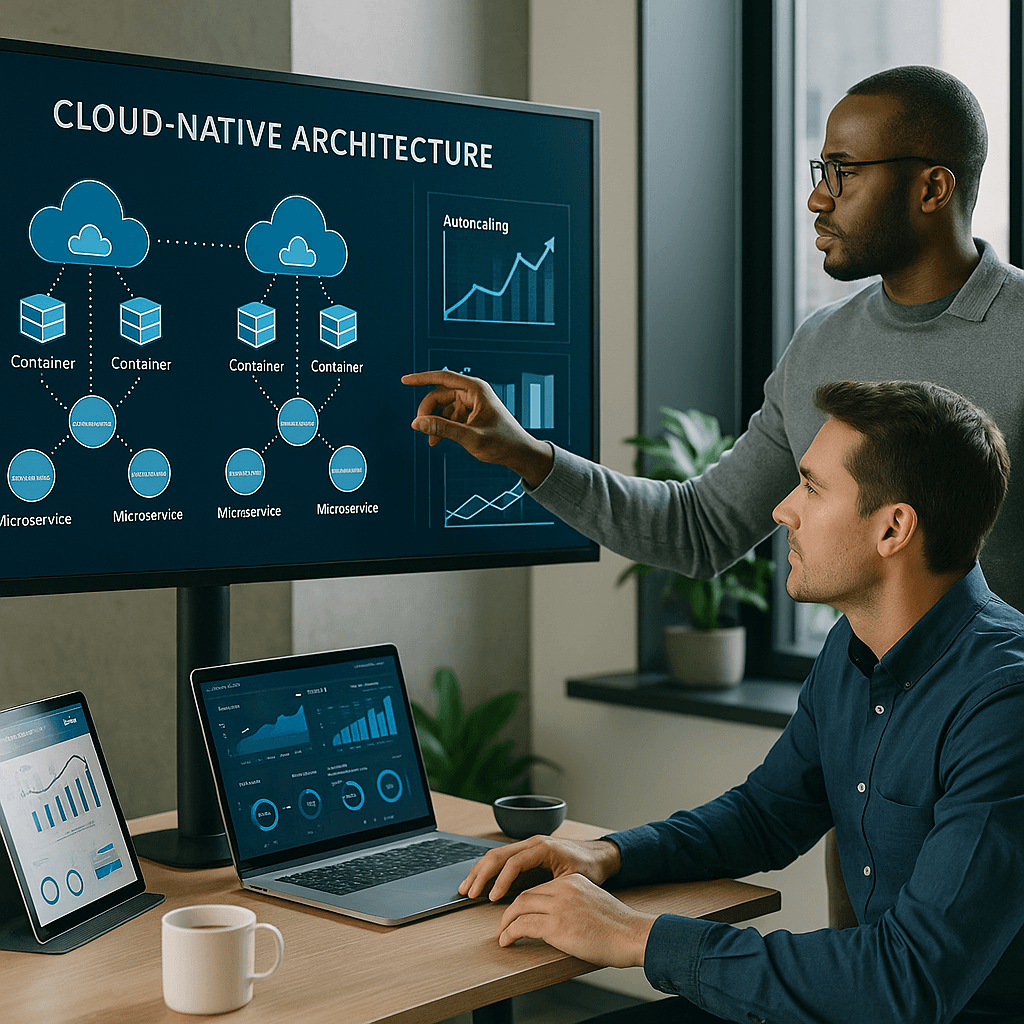 Illustration of SaaS architecture