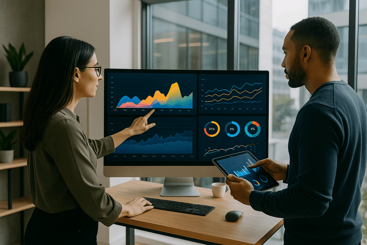 Analytics dashboard visual