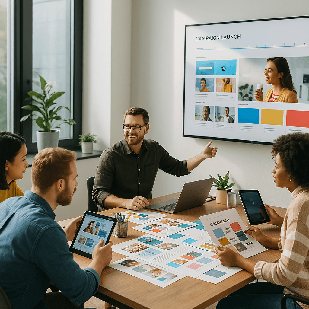 Creative campaign visual identity